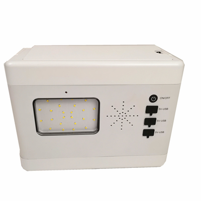 পোর্টেবল DC 5V অ্যালুমিনিয়াম এয়ার ব্যাটারি ফ্ল্যাশিং রেড লাইট