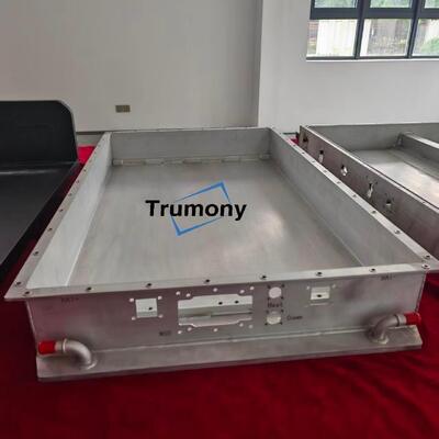 গুণমান Aluminum Battery Tray Bottom Enclosure 1060x616x120mm Friction Stir Welded 48S Bus Pack কারখানা